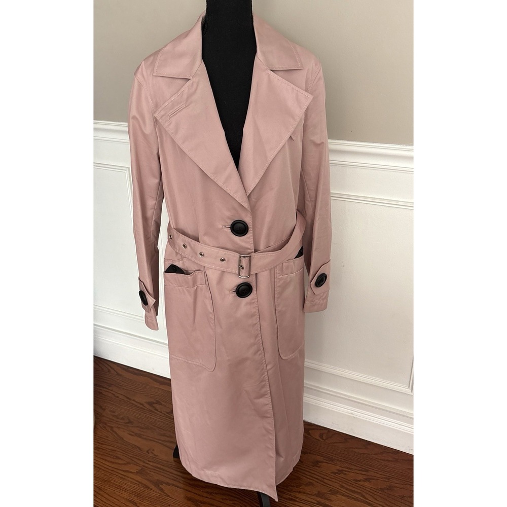Coach military style Trench Coat pink size S Rain Coat